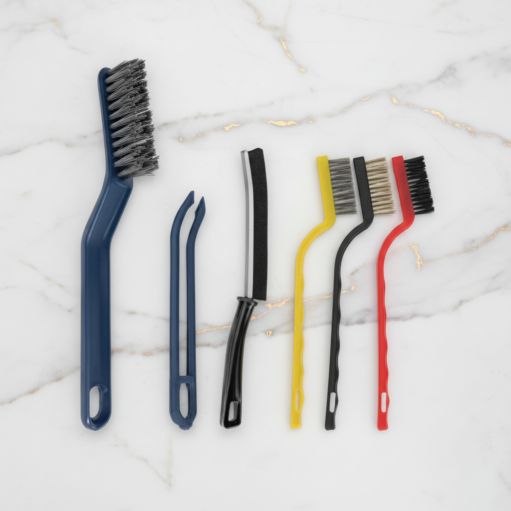 Wenzora CornerClean™ - Flat Lay Tüm Parçalar